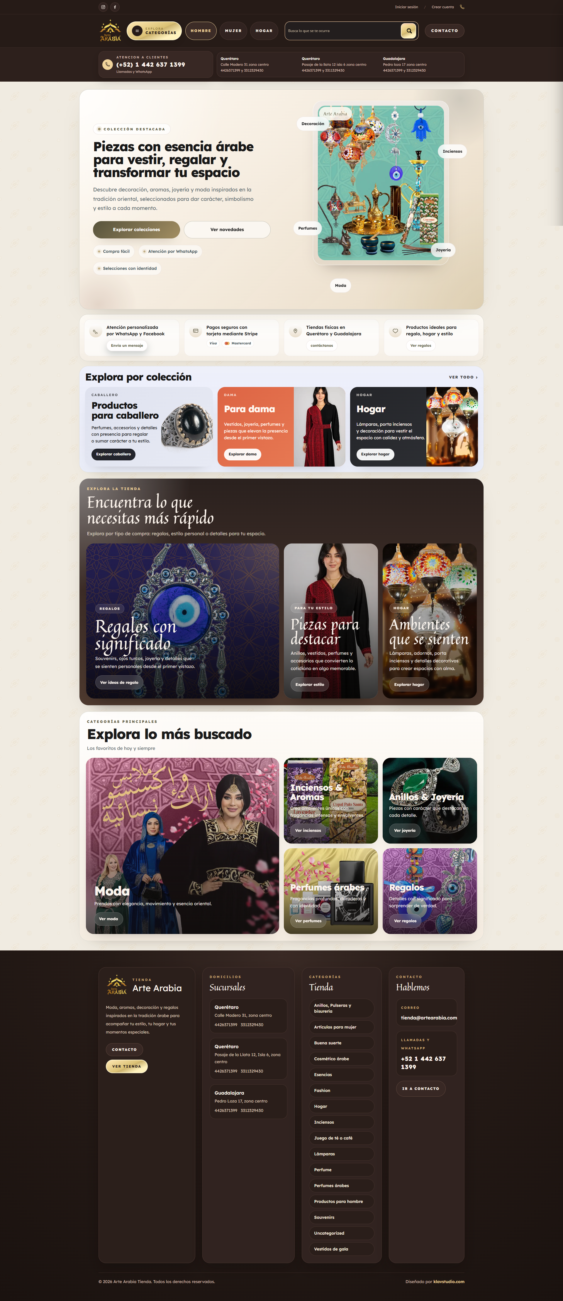 Arte Arabia homepage